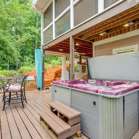 Creekside Hendersonville Haven Hot Tub And Fire Pit מראה חיצוני תמונה