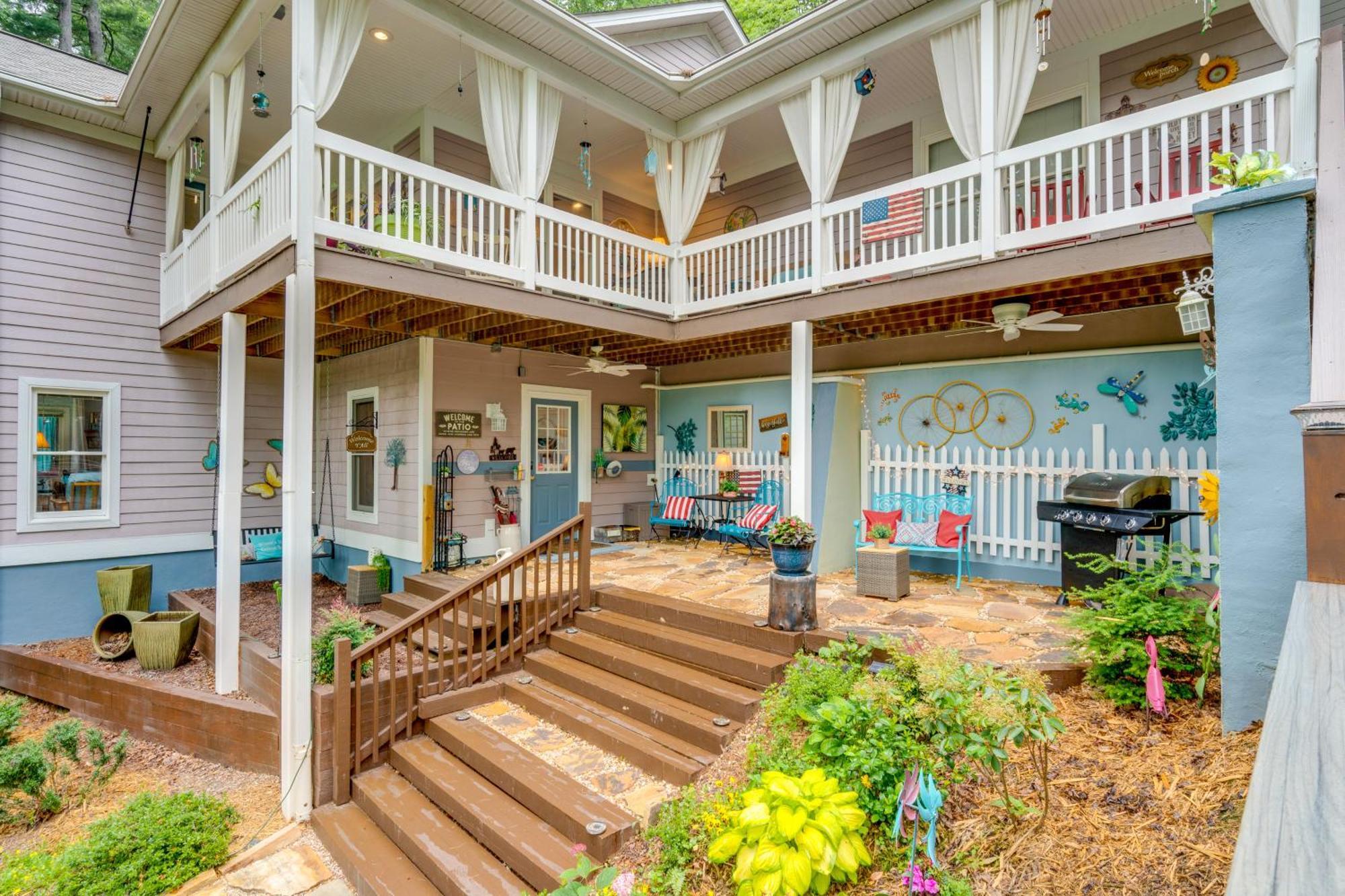 Creekside Hendersonville Haven Hot Tub And Fire Pit מראה חיצוני תמונה