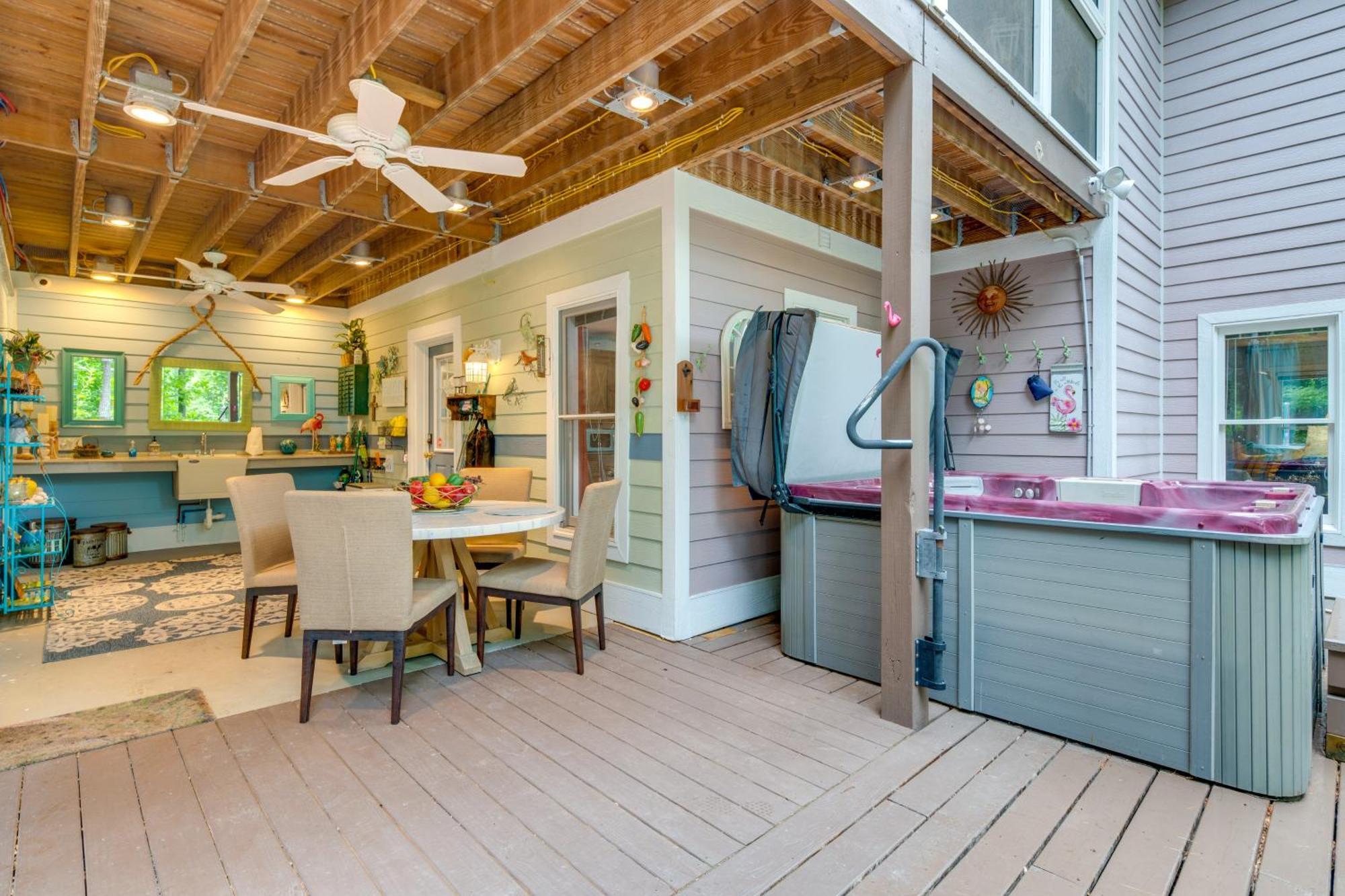 Creekside Hendersonville Haven Hot Tub And Fire Pit מראה חיצוני תמונה