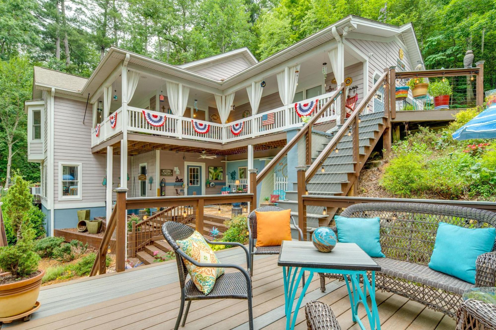 Creekside Hendersonville Haven Hot Tub And Fire Pit מראה חיצוני תמונה