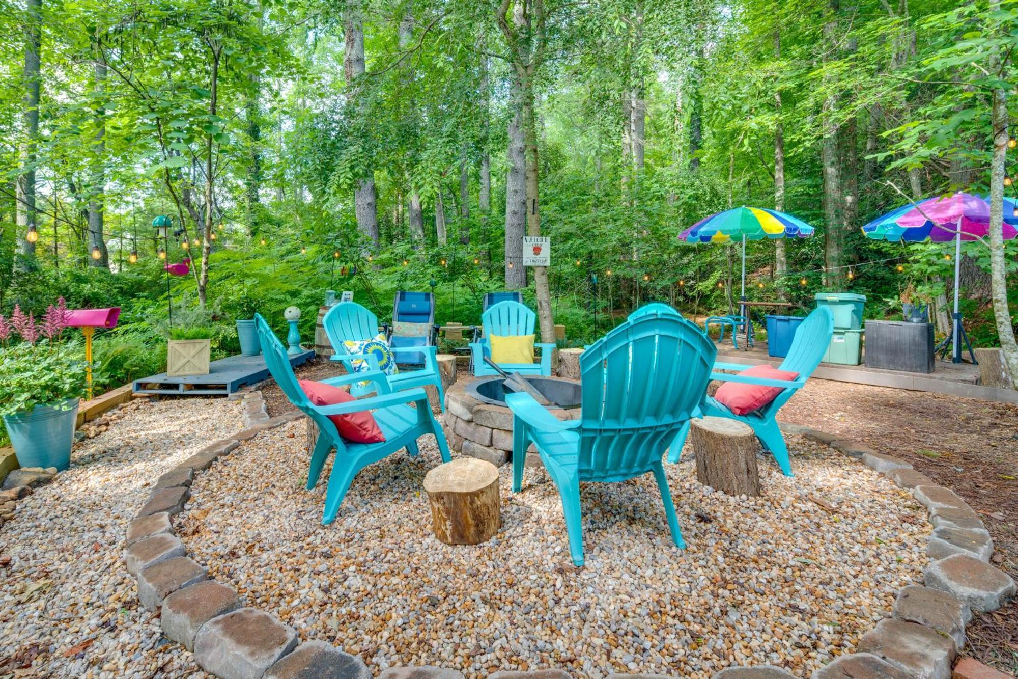 Creekside Hendersonville Haven Hot Tub And Fire Pit מראה חיצוני תמונה